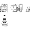 Siemens Load disconnector 3LD3, main switch, 3-pole, 25A, 9kW