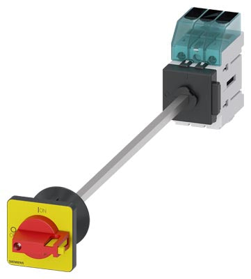Siemens Load disconnector 3LD3, red/yellow, 3-pole, 63A, 22.0kW