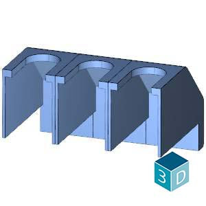Siemens Terminal cover, 3-pole for 25A and 32A
