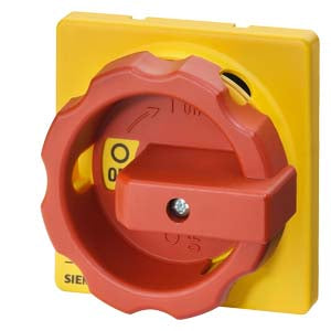 Siemens Rotary operating mechanism, actuating lever red / yellow