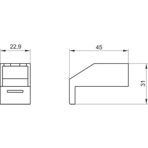 Siemens Terminal cover, 1-pole for 100A and 125A