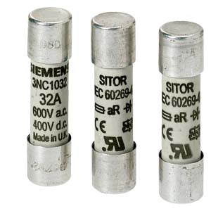 Siemens Sitor Cylindrical fuse link, 600V, 16A, 10 x 38mm
