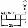 Siemens Sitor Cylindrical fuse link, 600V, 16A, 10 x 38mm