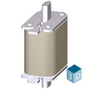 Siemens SITOR Fuse link w/ blade contacts, NH00, 100A, gS, 690VAC, 250VDC