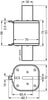 Siemens Sitor Fuse link w/ blade contacts, NH3, 690V, 560A