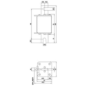 Siemens Sitor Fuse link, slotted blade contacts, NH1, 1000V, 450A