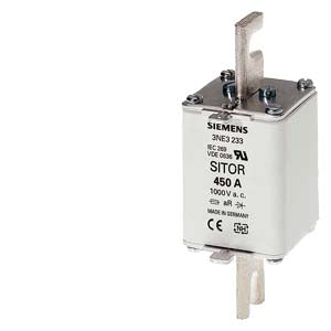 Siemens Sitor Fuse link, slotted blade contacts, NH1, 1000V, 450A