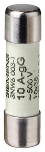 Siemens Sentron Fuse link, cylindrical, 10x38, gG, 500V, 16A