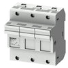 Siemens Sentron Cylindrical fuse holder, 14x51mm, 3-pole, 50A, 690VAC