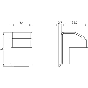 Siemens ISO Cover for LV HRC base, size 00