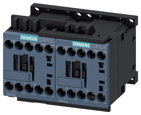 Siemens Reversing contactor assembly, 4kW, 9A, 24VDC