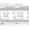 Siemens Reversing contactor assembly, 4kW, 9A, 24VDC