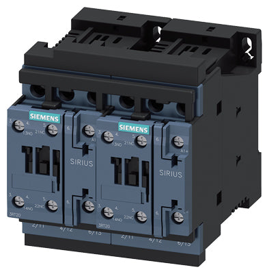 Siemens Reversing contactor assembly, 7.5kW, 17A, 24VDC