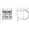 Siemens Reversing contactor assembly, 7.5kW, 17A, 24VDC