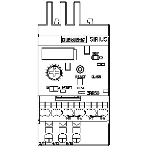 Siemens Overload relay for motor protection, size S00, 1 - 4A