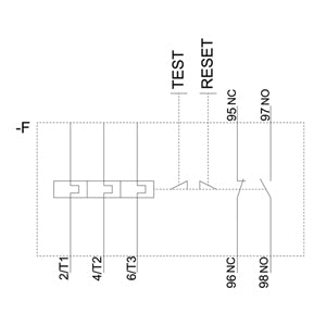 Siemens Overload relay for motor protection, size S00, 1 - 4A