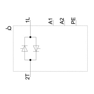 Siemens Solid-state contactor, 1-phase, screw, 24VDC, 2A