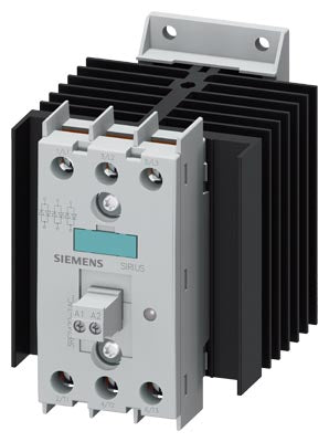 Siemens Sirius 3RF2 Solid-state contactor, screw, 3-phase, 1200V