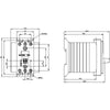 Siemens Sirius 3RF2 Solid-state contactor, screw, 3-phase, 1200V