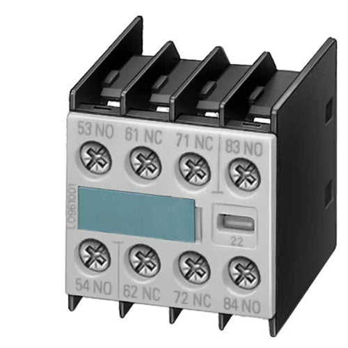 Siemens Auxiliary switch block, screw, 2NO, size S00 Siemens