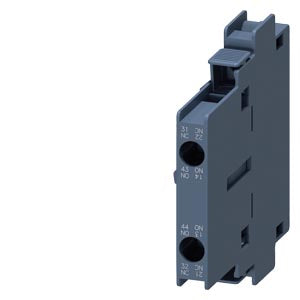 Siemens First lateral auxiliary switch, screw, 1NO + 1NC