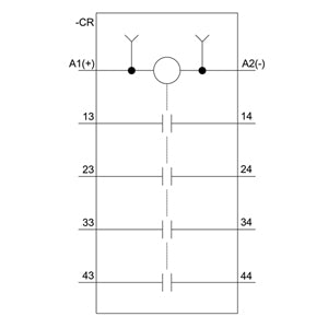 Siemens Contactor relay, size S00, screw, 4NO, 230VDC