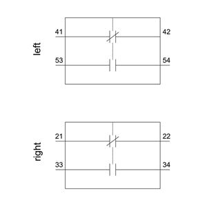 Siemens Auxiliary switch lateral, screw, 1NO + 1NC