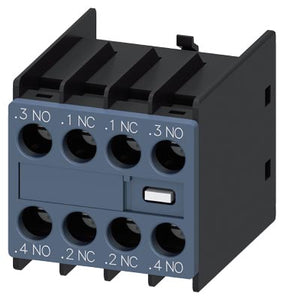 Siemens Auxiliary switch on the front, screw, 2NO + 2NC