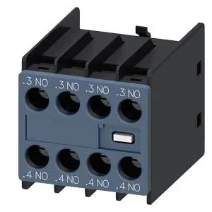 Siemens Auxiliary switch on the front, 4 NO current path
