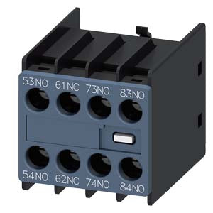 Siemens Auxiliary switch on the front, 3NO + 1NC