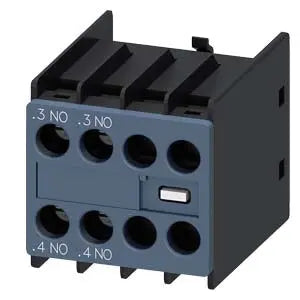 Siemens Auxiliary switch on the front, 2 NO current path