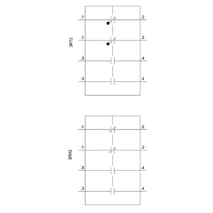 Siemens Auxiliary switch on the front, 2 NO + 2 NC