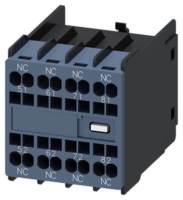 Siemens Auxiliary, spring terminal, 4NC