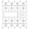 Siemens Auxiliary, spring terminal, 4NC