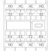 Siemens Auxiliary switch, front mount, 2NO + 2NC