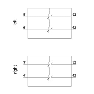 Siemens Auxiliary switch lateral, screw, 2NC current path