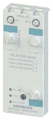 Siemens K60 Compact module, analog, 2AI, IP67, 2 x input, 4 - 20mA