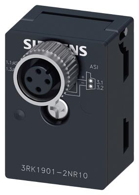 Siemens AS-Interface, M12 branch, with M12 socket, 4A