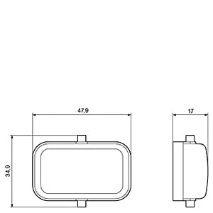 Siemens Cover for 9-pole power sockets