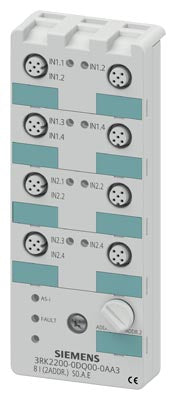 Siemens AS-i Compact module K60 digital, A/B slave, 8 DI, 200mA