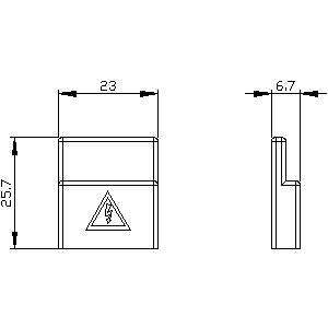 Siemens Cover cap for busbars