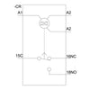 Siemens Timing relay, electronic slow-operating 1 change-over contact, 1 time range 1.5...30 s 12-240 V AC/DC at 50/60 Hz AC with LED, Screw terminal