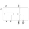 Siemens 3RP25 Timer relay, Din rail, SPDT, 5-100s, 1 function, 1 contact, 12-240VAC/DC