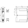 Siemens Timing relay, off delay with control signal, 1 c/o, 12-240VDC