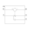 Siemens Output coupler w/ plug-in relay, 1C/O contact, spring terminal, 24VDC