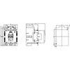 Siemens Power contactor, 3-pole, 2NO + 2NC, 400VAC, 75kW, 150A