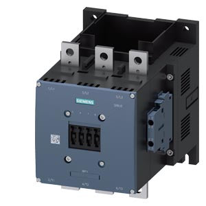 Siemens Power contactor, 3-pole, 2NO+2NC, 200 kW, no coil