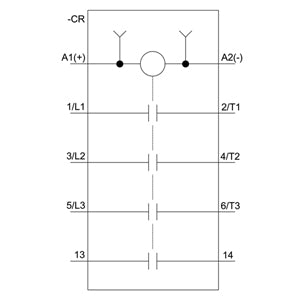 Siemens Power contactor, 3-pole, 24VDC, size S00, 3kW
