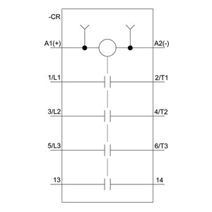Siemens Power contactor, 3-pole, 230VAC, size S00, 4kW