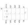 Siemens 3RT2 Control Relay 3NO, 9 A F.L.C, 22 A Contact Rating, 24 Vdc, 3P, SIRIUS